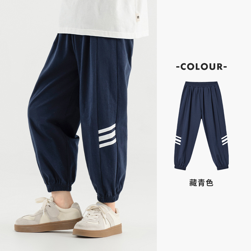 男童夏季校園運動褲