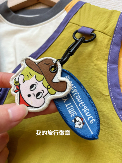 兒童工裝馬甲春季套裝