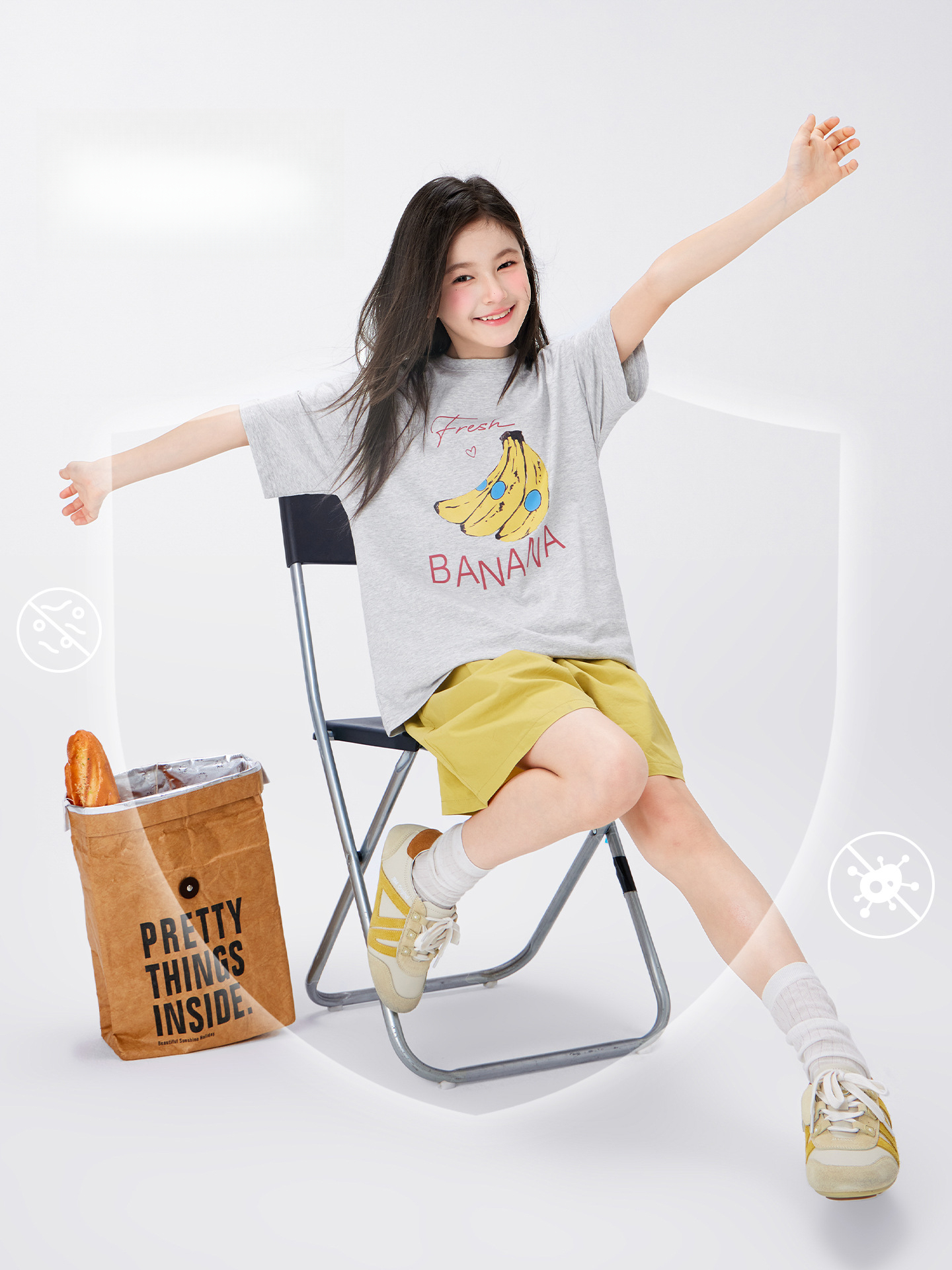 女童水果涼感小冰T