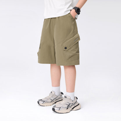 男童工裝五分褲