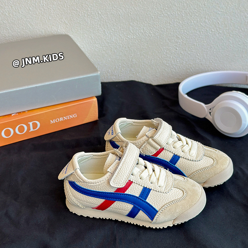 韓版兒童真皮春秋款休閒運動鞋