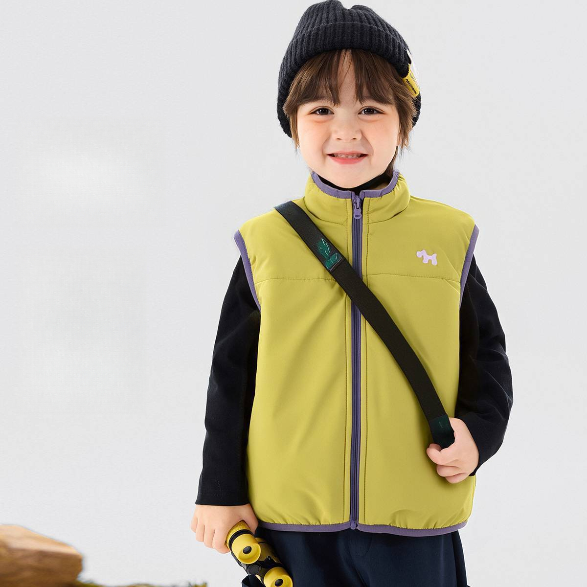 兒童秋冬加絨馬甲