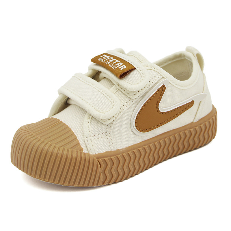 兒童魔術貼帆布鞋