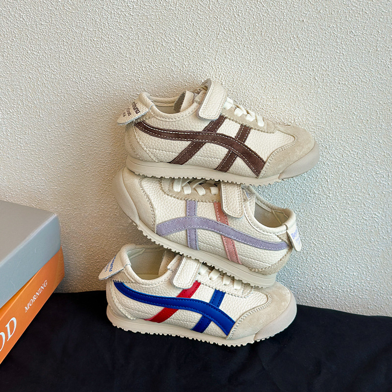 韓版兒童真皮春秋款休閒運動鞋