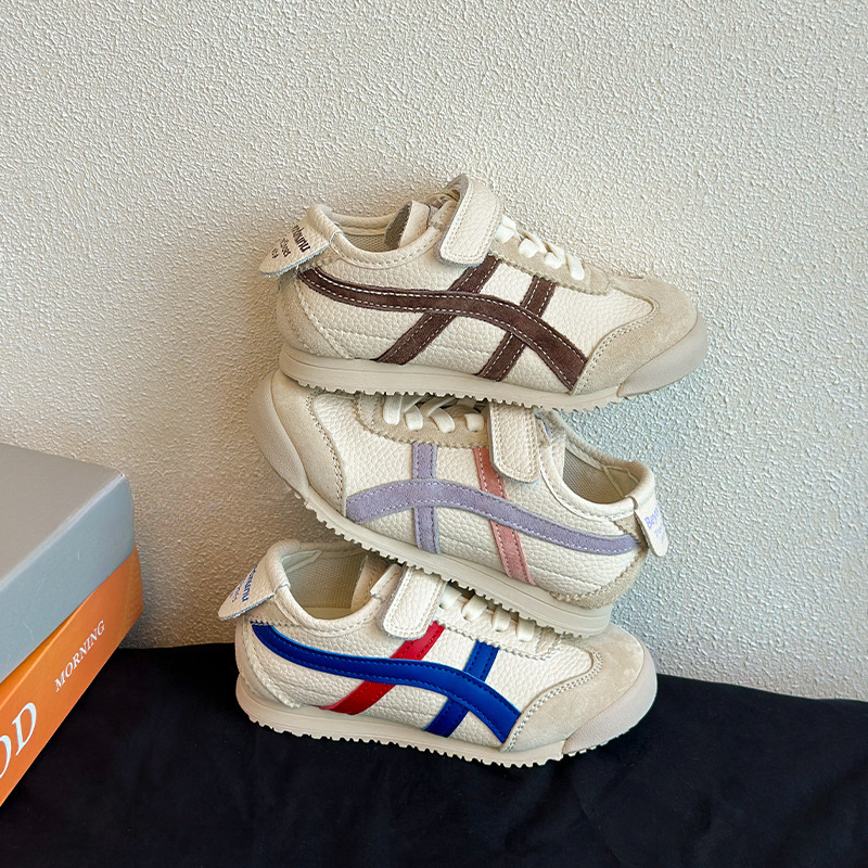 韓版兒童真皮春秋款休閒運動鞋