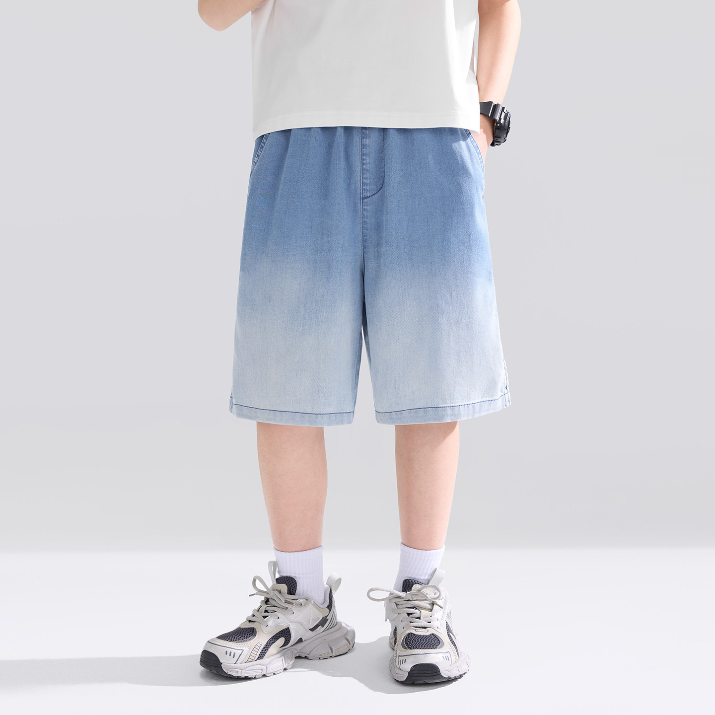 男童漸變牛仔短褲