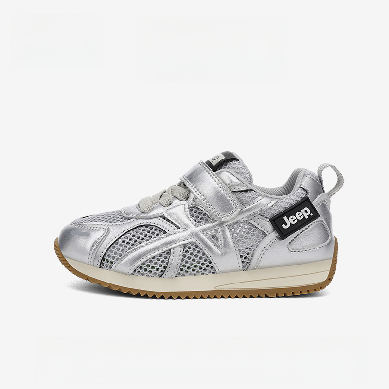 兒童春秋季透氣網面運動鞋