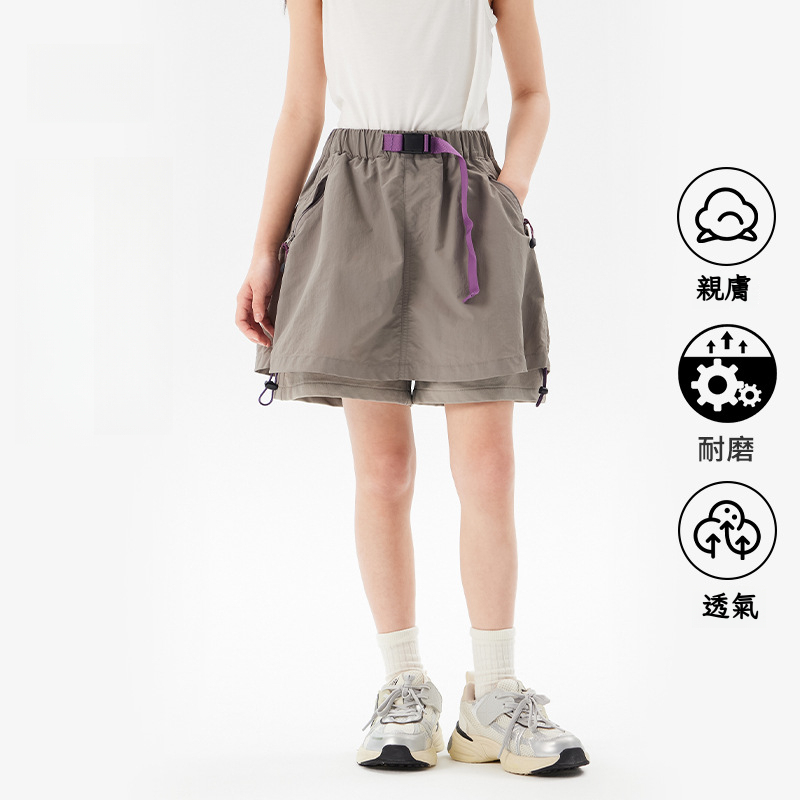 女童假兩件韓版薄款裙子