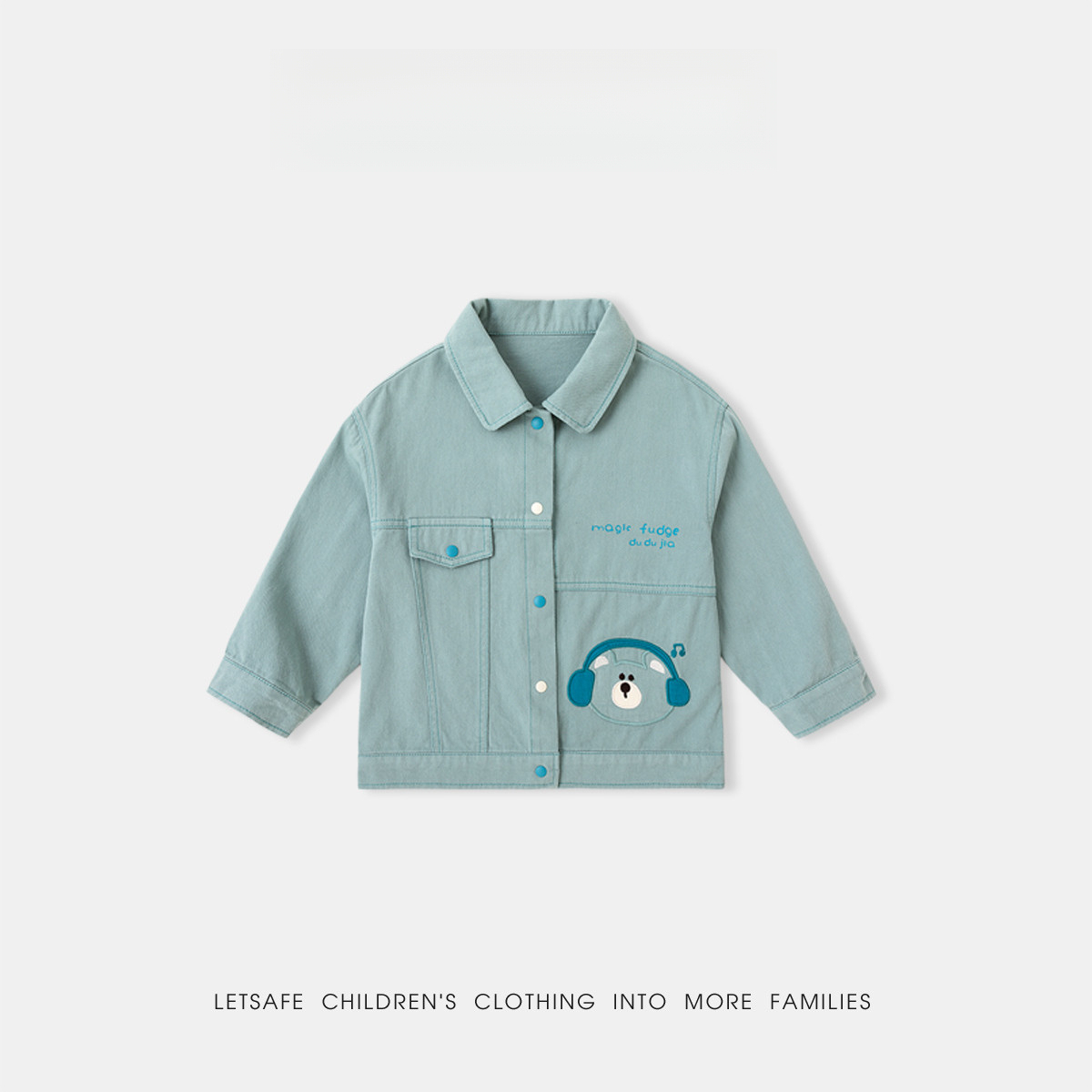 春季兒童純棉卡通印花外套