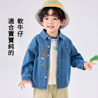 兒童牛仔外套春季