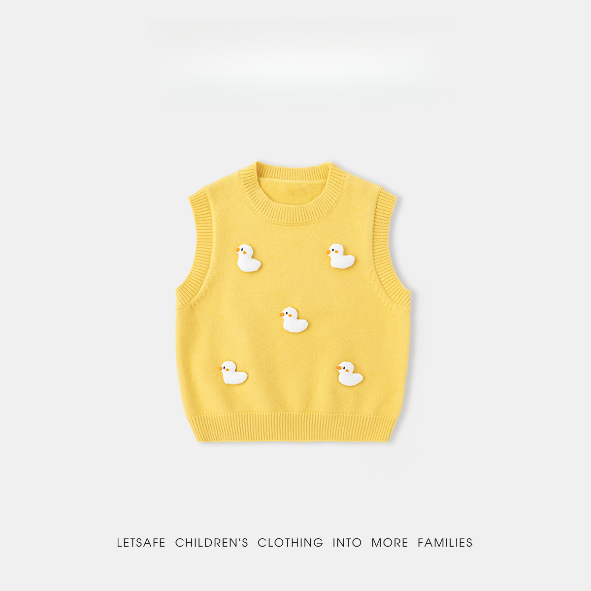 春秋兒童立體針織背心