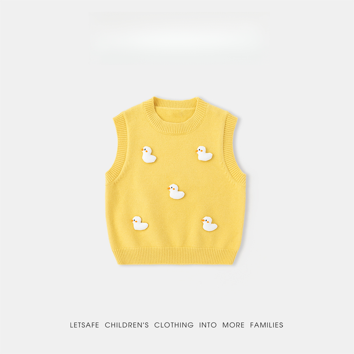 春秋兒童立體針織背心