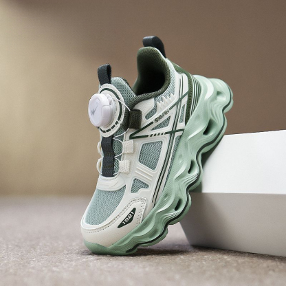 兒童新款雙網運動鞋