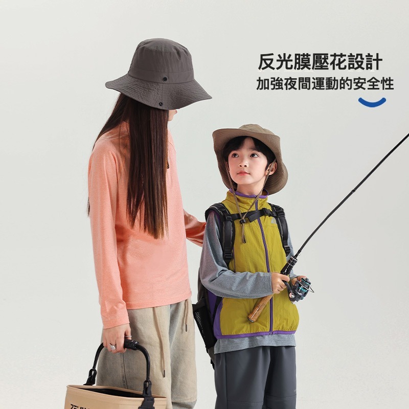 男童春夏露營工裝馬甲