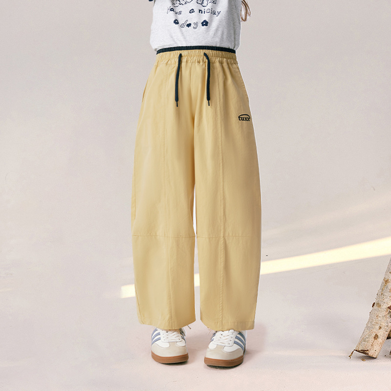 春季女童多巴胺闊腿褲