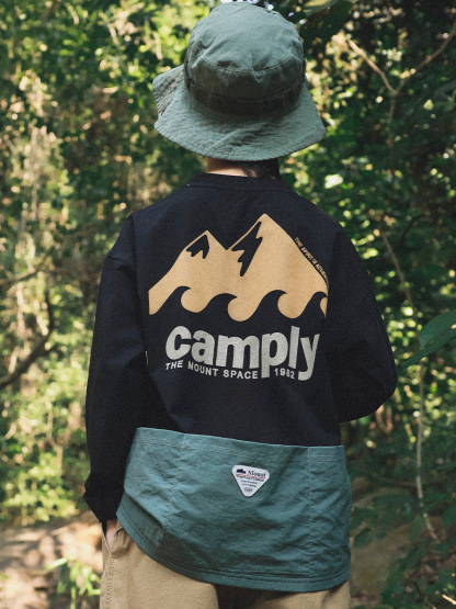 兒童春季速乾排汗透氣印花長袖T恤