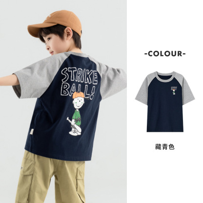 男童棒球少年輕薄T恤