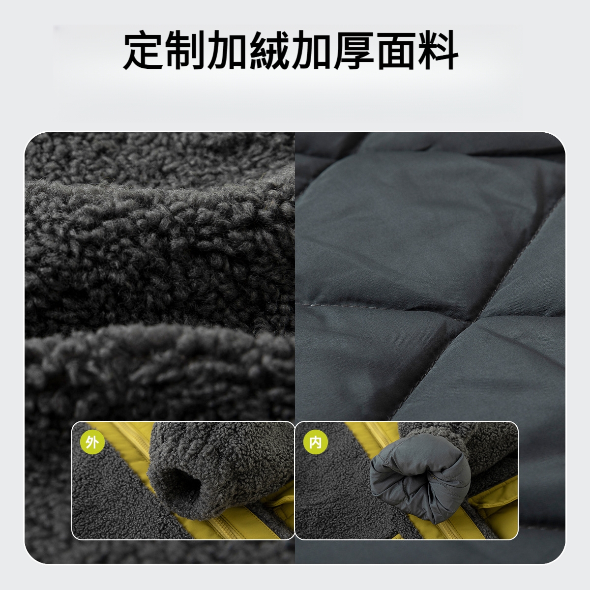 三層夾棉兒童冬款外套