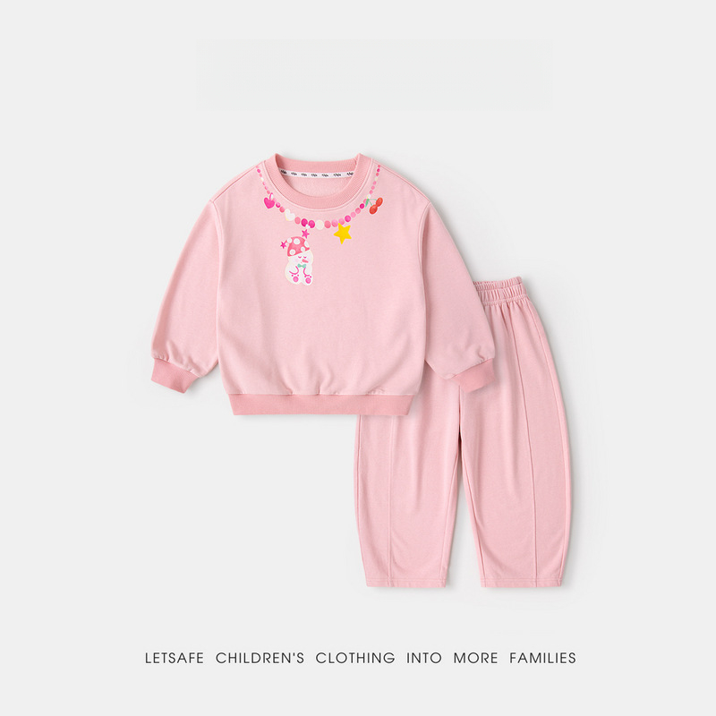 春季女童甜美運動套裝