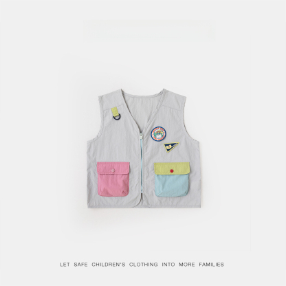 兒童春季防水馬甲