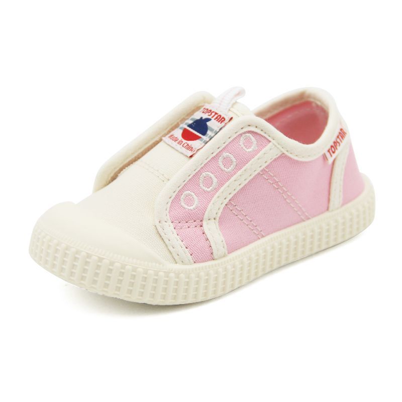 兒童春季糖果色百搭帆布鞋