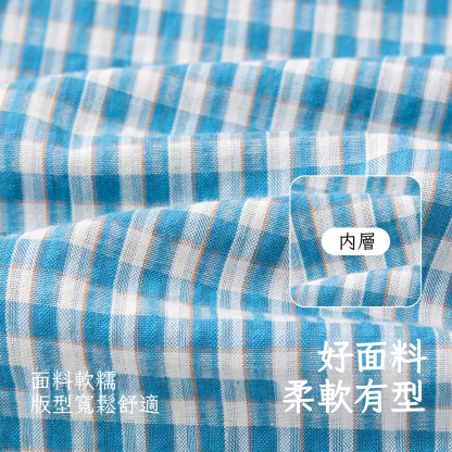 春季新款兒童藍色連帽襯衫