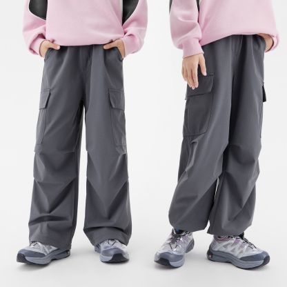 春秋女童大口袋工裝褲