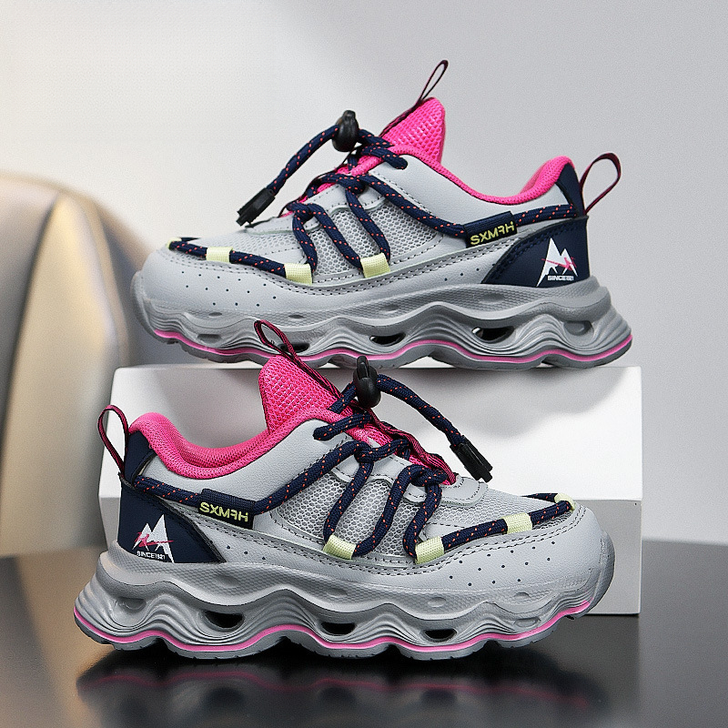 兒童春季透氣中大童跑步鞋