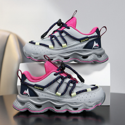 兒童春季透氣中大童跑步鞋