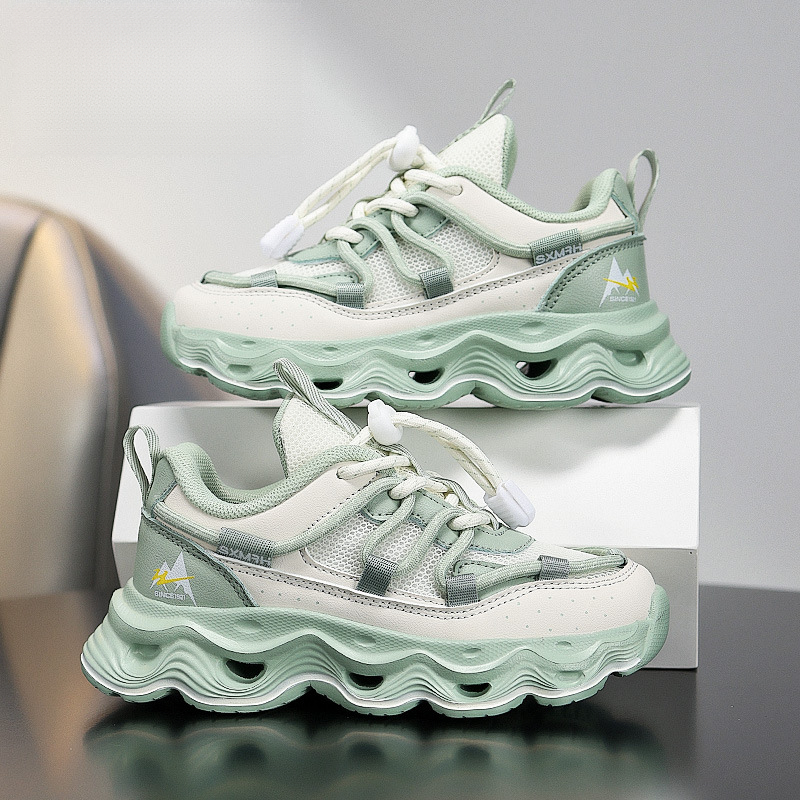 兒童春季透氣中大童跑步鞋