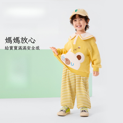 兒童卡通衛衣衛褲可愛套裝