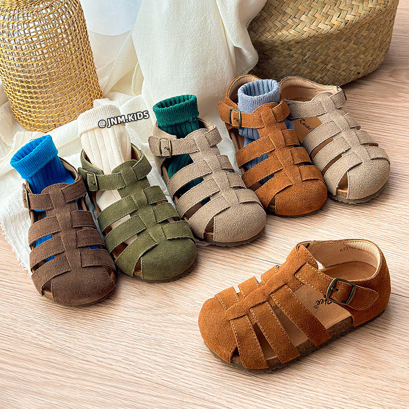 韓版兒童英倫豆豆鞋