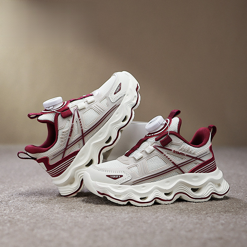 兒童新款雙網運動鞋