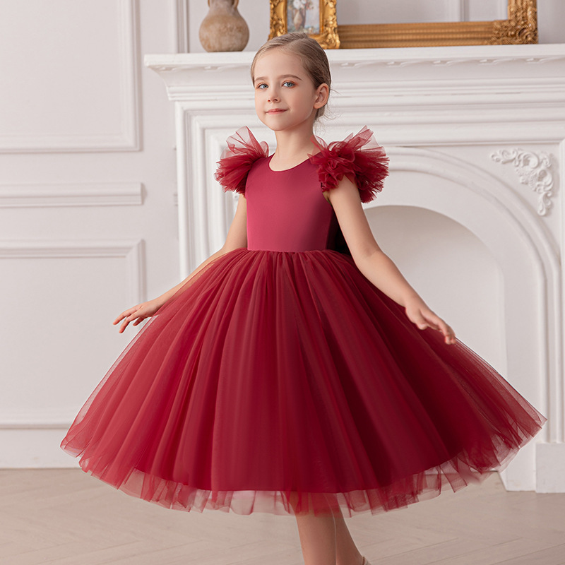 公主飛袖高端連衣