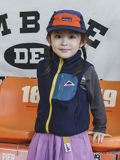 兒童搖粒絨馬甲