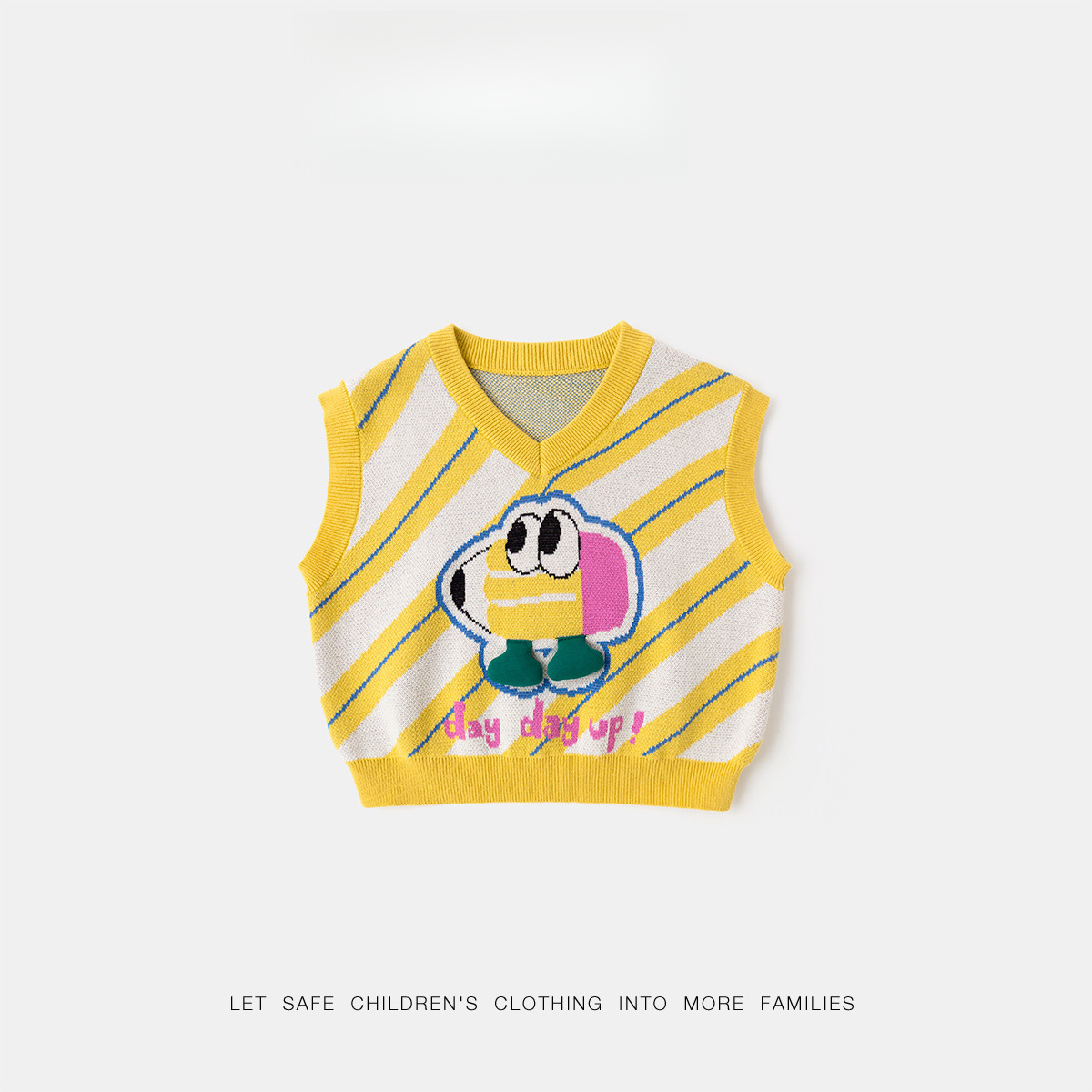 兒童針織馬甲背心