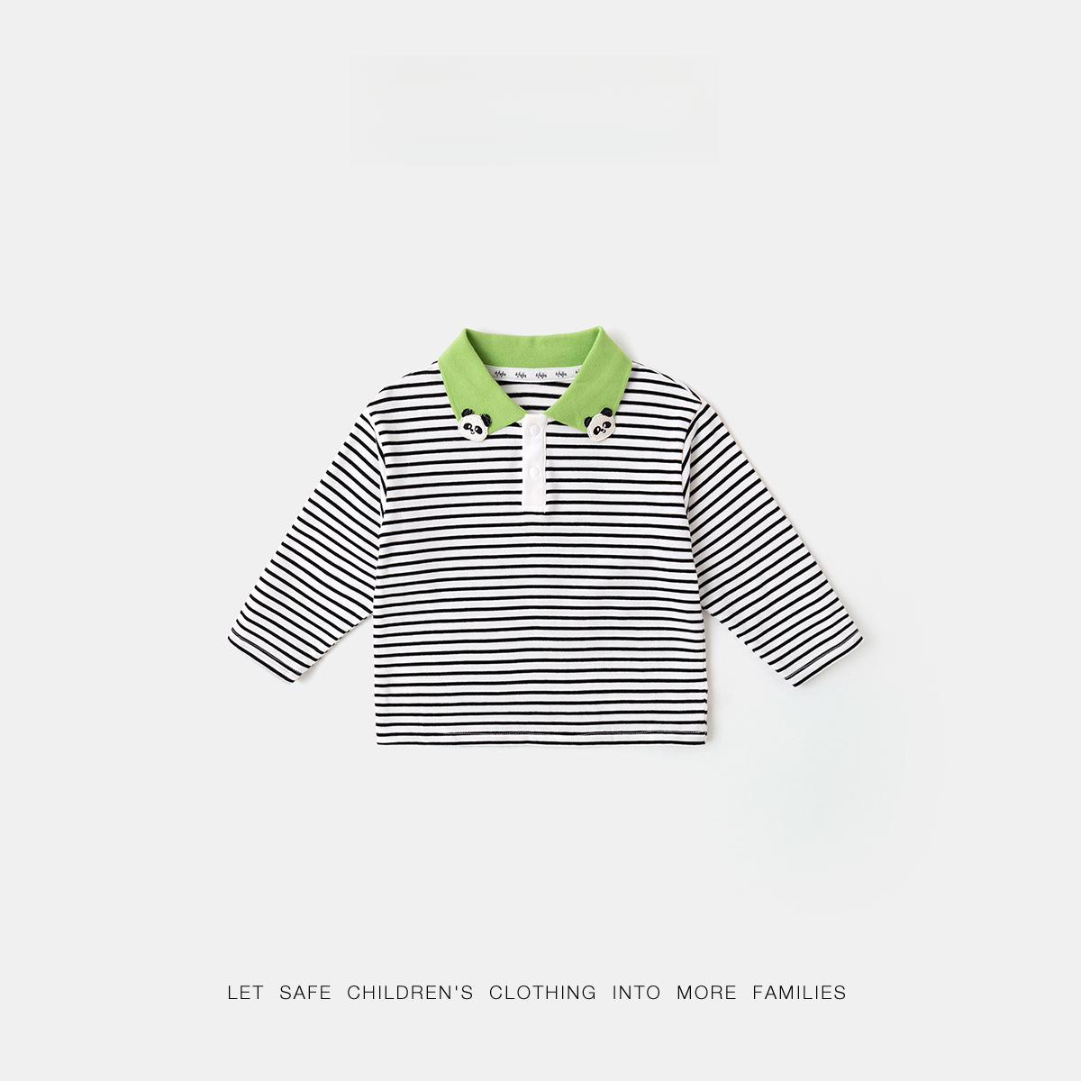 兒童POLO領長袖T恤