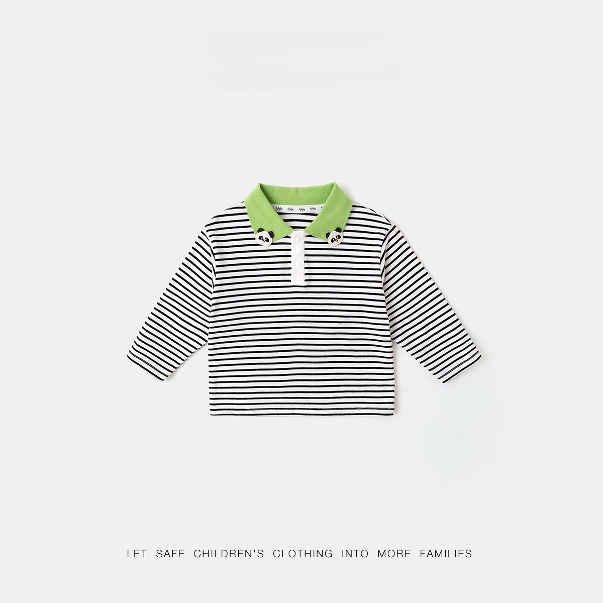 兒童POLO領長袖T恤