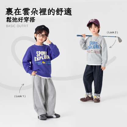 男童滑板小狗衛衣