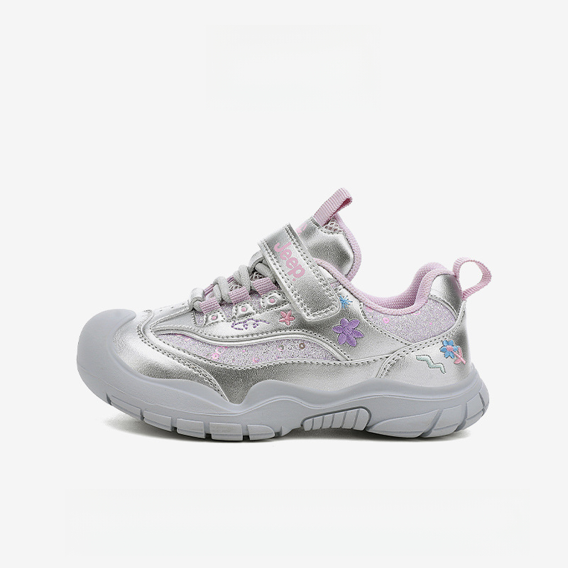 女童秋季防滑撞色運動鞋