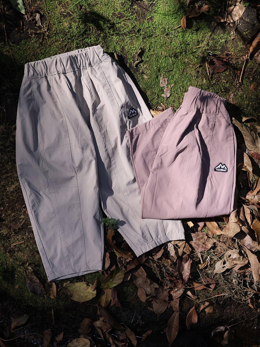 兒童戶外涼感速乾長褲休閒褲防水