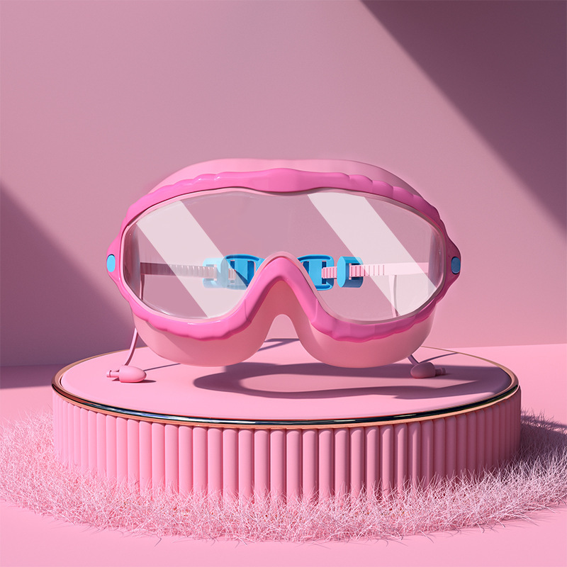 兒童防水防霧高清大框泳鏡