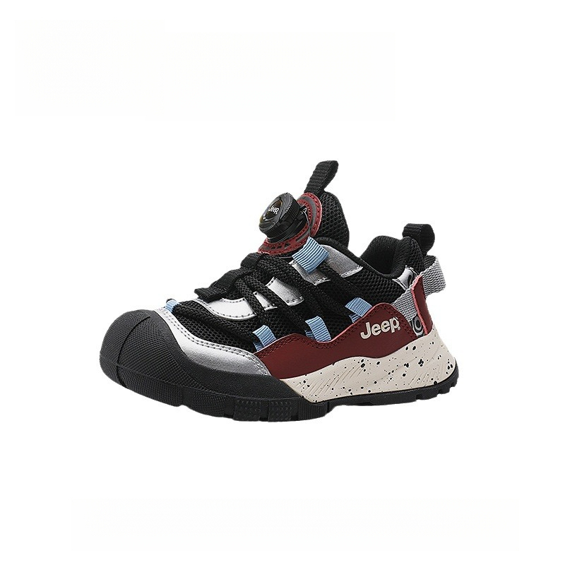 兒童秋季軟底防滑網面運動鞋