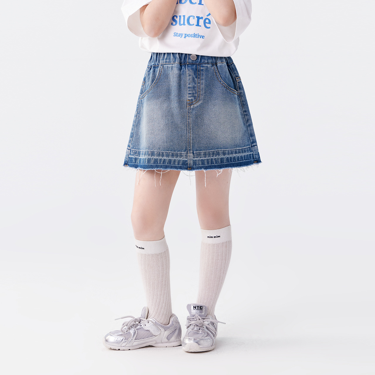 女童抑菌冰淇淋T恤