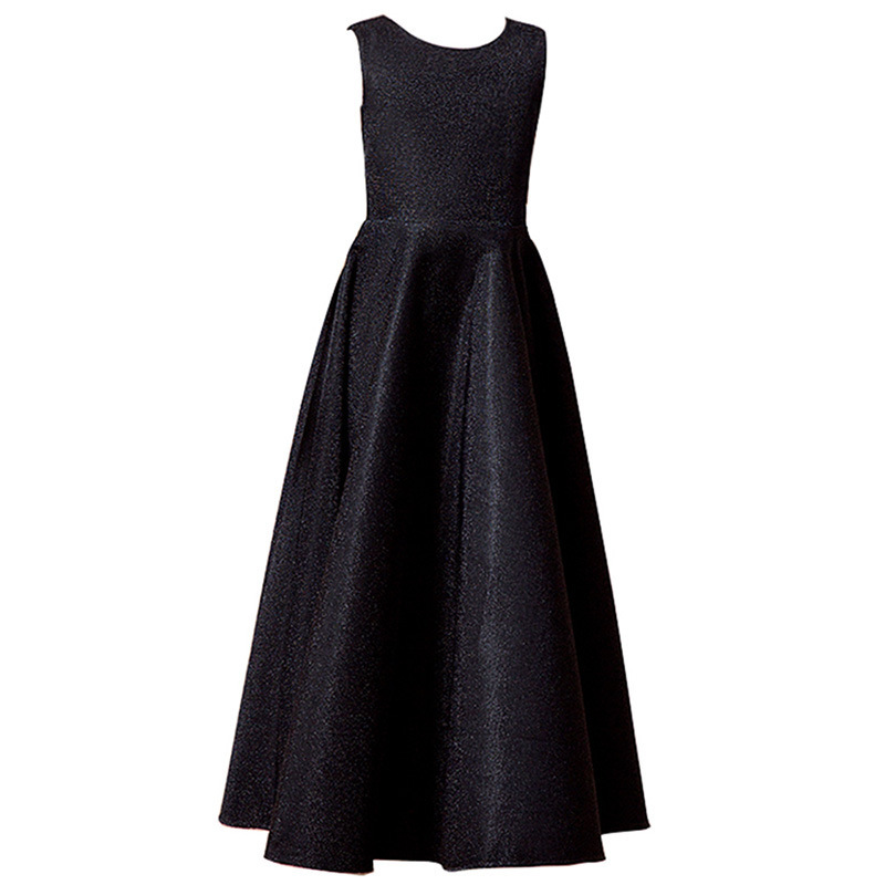 黑色無袖晚禮服