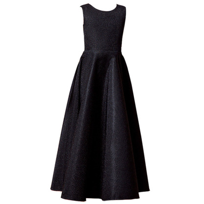 黑色無袖晚禮服