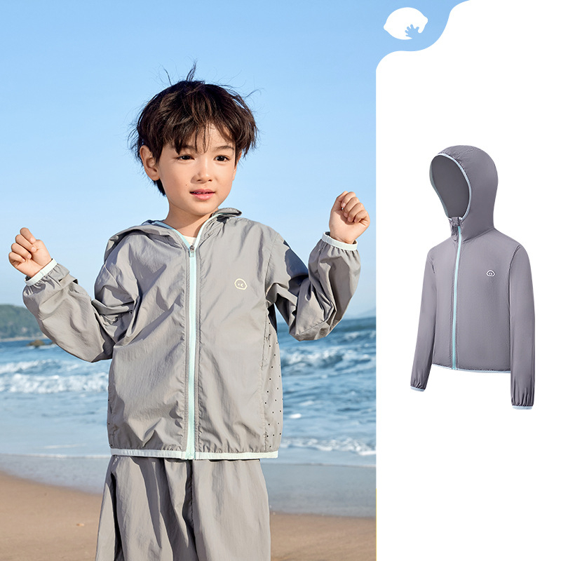 兒童原紗冰絲速乾涼感防曬服