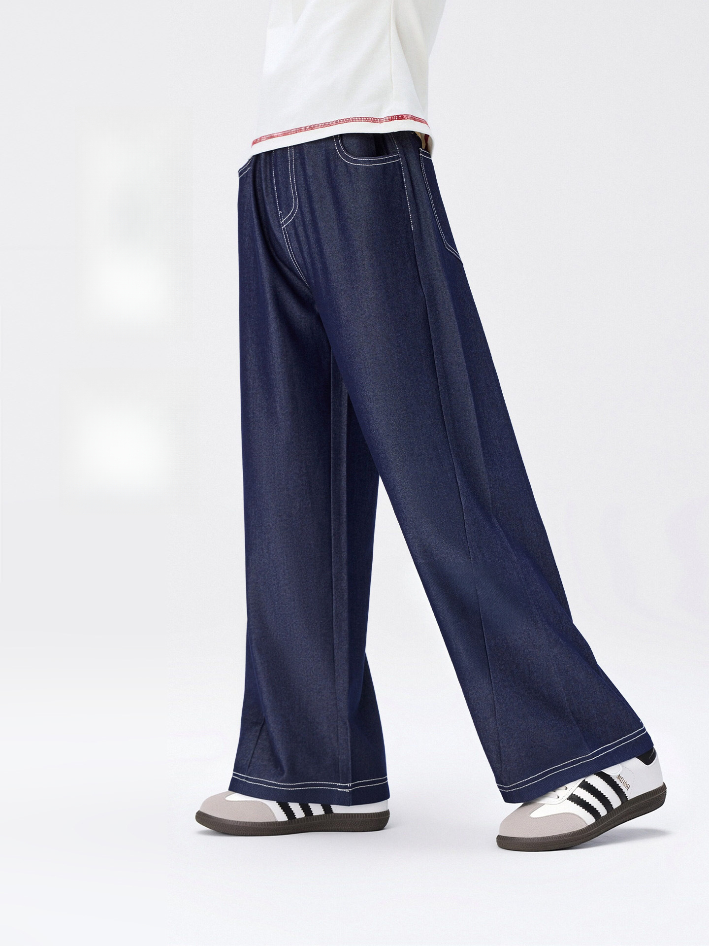 女童天絲夏季軟牛仔褲