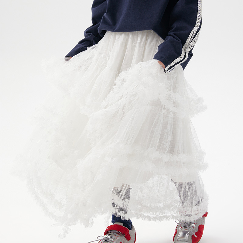 女童可愛洋氣春秋紗裙