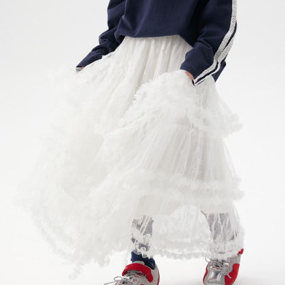 女童可愛洋氣春秋紗裙